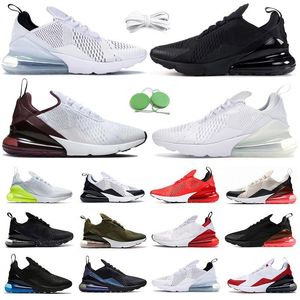 2024 270 Rinnande skor män 270s 27c sneaker Core Triple Black White University Blue Red Anthracite Bara Rose Light Bone Rainbow Men Women Trainers Sport Sneakers