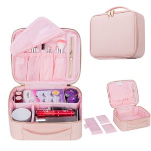 Portable Make -upt trein Case 9.8 Make -uptas Cosmetische organisator Case
