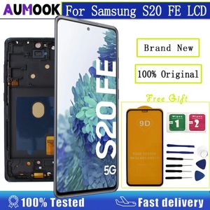 SAMSUNG GALAXY S20 FE 5G LCDディスプレイSM-G780F/DSMタッチスクリーンアセンブリSAMSUNG S20FE LCD SM-G781B/DSディスプレイSM-G7810交換部品のオリジナル