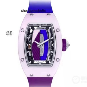 Mekaniska män Richrd Mileres armbandsur Series Women's Watches RM07-01 MACHINE 312 Fyrtiofem punkt Fem fjorton HBEU