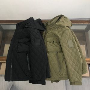 2023 New Men 's Fashion Hooded Cotton Jacket Low Luxury Quality Design 캐주얼 따뜻한 코트