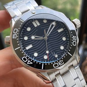 Relógio de cerâmica Bezel Rologio Azul 42mm Homens Mens Relógios Movimento Mecânico Automático Relógio de Luxo Relógios de Pulso Rologio Cerâmica Automática Luxo, Relógio de Pulso RZ