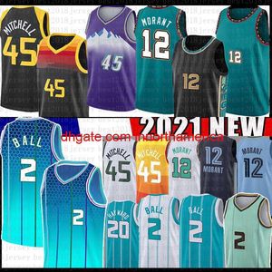 2022 College Basketball Jerseys Ja Morant LaMelo Ball Donovan Mitchell Gordon Hayward Mens EUA Basketball Jersey