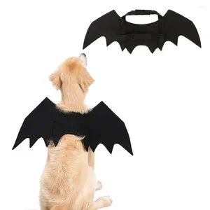 Vestuário para cães Halloween Roupas para animais de estimação Asas de morcego para decoração de fantasia de gato pequeno e grande