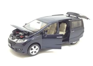 1:32 Skala Diecast Alloy Metal Xury MPV bilmodell för Honda Odyssey Collection Vehicle Model Pull Back Soundlight Toys CAR2485462