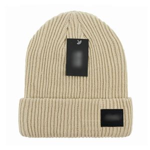 Novo designer gorro de malha boné de lã à prova de vento quente qualidade chapéu casal modelos de uma peça logotipo moda tendência ajuste perfeito produtos de alta qualidade D-5