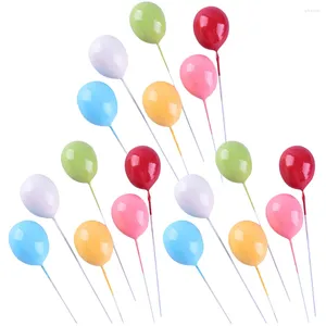 Cake Tools 18 Pcs Three-dimensional Balloon Insert Baby Wedding Decor Picks Foam Decoration Birthday