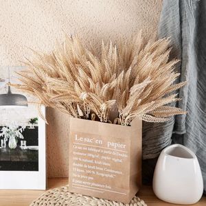 Decorações de Natal Artificial Flor Seca Coelho Cauda Grama Boho Pampas Bouquet Decoração de Casa Arranjo Floral Decoração de Casamento Flores Falsas 231116