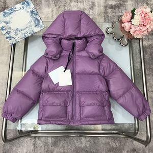 Lüks çocuklar kapüşonlu Parkas çocuklar kış markası bebek sıcak ceket ceket uzun kollu dış giyim takım elbise kızlar erkek parkas giyim