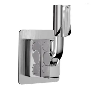 Badtillbehör Set Self Lime Shower Handle Bracket Universal Punch-Free Rail Head Holder Stabil Rotation Badrumstillbehör för hemmet