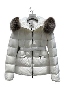 レディースコート冬用ジャケット本物のアライグマの髪の首輪暖かいファッションパーカー