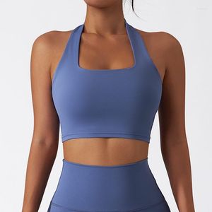 Yoga roupa de ioga feminino fitness esportes de ginástica feminina nua sentindo esportes de ginástica de ginástica de ginástica de topo esportivo