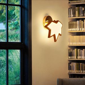 Vägglampor LED Lätt akrylmetall inomhuslampa dekor kreativitet sconce för mats vardagsrum sovrum gången trappor