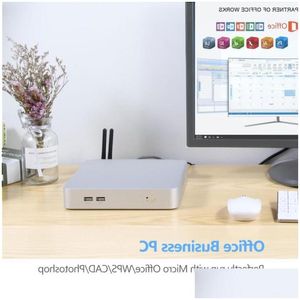 Mini-PCs 7. Generation PC Core I7 7500U I5 7200U Intel Hd Graphics 620 Windows Desktop Wifi Hd-Mi 6Xusb Gaming-Computer Minipc Drop Delivery Dhnml