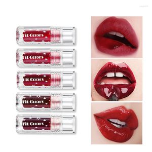 Lip Gloss Fit Colors Mini Stain Waterproof Dual-use Natural Effect Eyes Cheeks Liquid Tint For Beauty Lips Cosmetics
