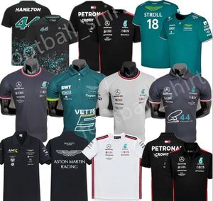 T-shirt T-shirts Aston Martin Męskie koszulki Mercedes Alonso F1 2023 Oficjalne męskie koszulka Fernando Alonso Formula 1 Racing Suit F1 Moto Motorcyc S-5xl