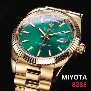 Other Watches CADISEN DD40 Men Luxury Automatic Watch AR Sapphire Glass Mechanical Wristwatch 10Bar MIYOTA 8285 Movt 2023 231116