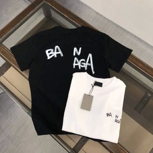 Designer herr t-shirt svartvitt bokstav märke ren bomull andas smal skjorta gata samma män och kvinnor toppkvalitet 3xl