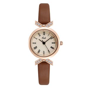 Женские часы Часы высокого качества Роскошные дизайнерские часы ограниченной серии Кварцевые водонепроницаемые кожаные часы на батарейке 23 мм
