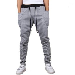 Men's Pants Men Joggers 2023 Big Pocket Hip Hop Trousers Harem Pencil Jogger Sweatpants