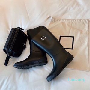 Women's Heel Thick Sole Ankle Boots Women's Rubber Boots