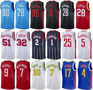 Basılı Adam Gençlik Basketbol Şehri Fred Vanvleet Jersey 5 Dillon Brooks 9 Cam Whitmore 7 Tari Eason 17 Amen Thompson 1 Jaesean Tate 8 Reggie Bullock 25 Derneği