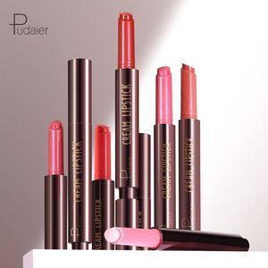 Pudaier 9-Color Velvet Matte Lipstick Makeup Nude Silky Bright Lip Stick Make Up Cosmetics Soft Smooth Tint Lip Balm Mate Batom