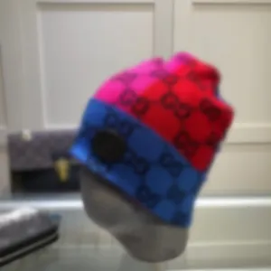 Beanie/Skull Caps Designer Beanie Sticked Hats Ins Popular Winter Hat Classic Letter Goose Print Knit Hat