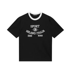 DSQファントムタートルメンズデザイナーTシャツイタリアンミラノファッションロゴプリントTシャツ夏の黒い白いTシャツヒップホップストリートウェア100％コットントップスプラスサイズ51481