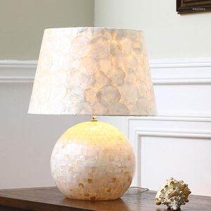 Tischlampen American Simple Wohnzimmer Schlafzimmer Nacht El Hochzeit Modell Homestay Shell Lamp