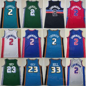 Stitched City Basketball Cade Cunningham Jerseys 2 Men Jaden Ivey 23 Grant Hill 33 Retro Vintage For Sport Fans Team Earned Icon Pure Cotton Black Green Red White Blue