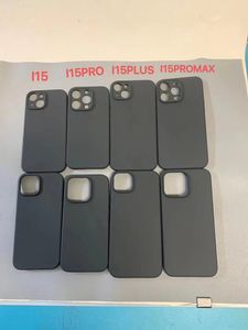 500 pezzi per iPhone 15 15 pro Max Custodie per cellulari in TPU nero opaco di migliore qualità Può stampare UV Modello mix lasciare un messaggio