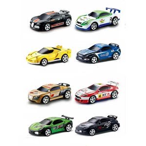 Electric/RC Car Mini RC Racer Cola kan bil inomhusradio Remote Control Vehicle 27/40MHz Micro Class Spela spelleksak Small Porket Gift till Young Boy 231115