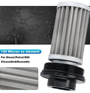 Universal Engine Oil Fuel Filter Element Filter Bensinfilter 100 mikron