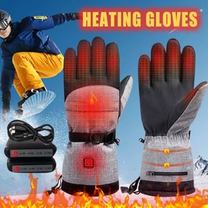 Hand Foot Warmer Winter Gloves Women Men Motorcycle Warmth Hiking Heated Gloves Ski Waterproof Electric To Touchscreen Hand Warmer Thermal Glove 231116