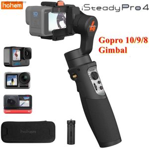 Stabilizatörler GoPro 10 Gimbal 3 Eksenli Elde Taşınma Kamera GoPro için 10/9/8/7/6/5/4 OSMO ACTION Insta360-Hohem ISTEADY Pro 4/Pro 3 Q2311116