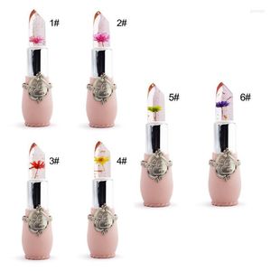Lip Gloss Flower Moisturizer Clear Color Changing Mood Lipstick E1YD