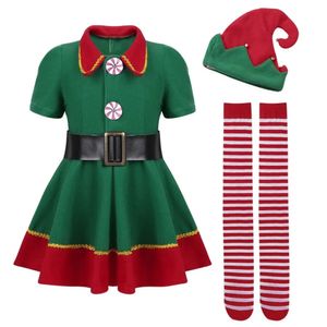 Zestawy odzieży Zestaw kostiumów świątecznych sukienki dla dziewczynki chłopiec stroj