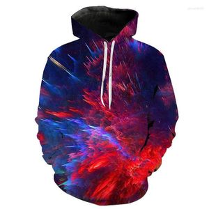 Herrtröjor Spring Autumn 3d Geometric Children's Hoodie Dust Splash Tie Dye Mönster Men mode Casual Women Sweatshirt