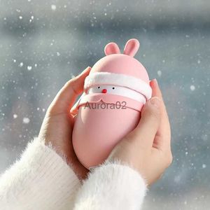 16000mAh 휴대용 파워 뱅크 및 핸드 더운 가열 핸드 워머 귀여운 눈사람과 흰 토끼 디자인 선물 YQ231116