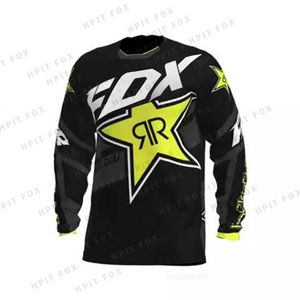 T-shirts Mothercle Motorcycle Mountain Bike Drużyna Downhill Jersey MTB Offroad DH BMX Rower Locomotive Shirt Cross Country Mountain Hpit Fox Jersey R45