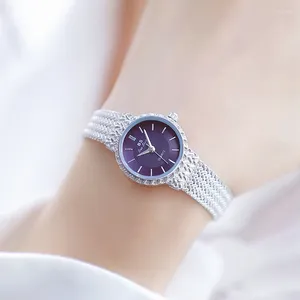 Relógios de pulso de luxo quartzo relógio de pulso feminino moda feminina relógios pequeno elegante mulher relógio automático senhoras