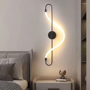 Lampa ścienna LED Długie wąż spersonalizowany nocny pasek kinkietowy Sofa salonowa sofa do domu