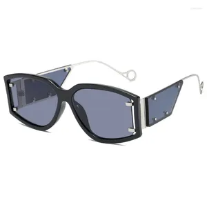 Sonnenbrille Quadratische Frauen Breite Brille Beine Männer Reise Shades Männlich Weiblich UV400 Gafas Oculos Retro Marke Designer Luxus