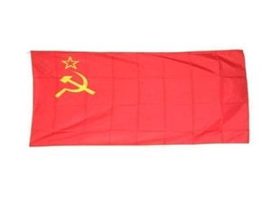 Bandiera dell'Unione Sovietica Urss di alta qualità 3x5 FT 90x150 cm Bandiere Festival Party Gift 100D poliestere per interni ed esterni Bandiere stampate Banner1299042