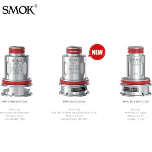 Perakende !! Skar P3P5 Kit SMOK RPM2 DC MTL için SMOK RPM2 Bobini 0.6ohm/0.25Ohm RPM 2 Meat 0.16ohm/0.3ohm E-Cigarette Vape Authentic 5pcs/Pack