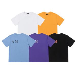 T SHIRT Uomo Magliette firmate Abbigliamento arcobaleno colore semplicità lettera Stampa T-Shirt Uomo Manica corta Estate Top T Shirt Maglietta moda maschile