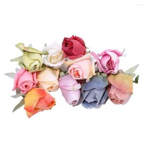 Decorative Flowers 10pcs Vivid Artificial Flower Head Faux Silk Beautiful Delicate Fake For Home Wedding Party Decorations Gifts