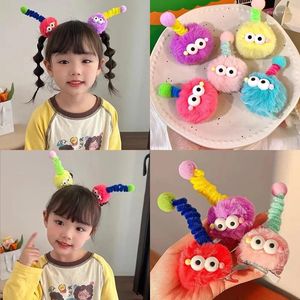 Hair Accessories Exaggerate Plush Clips Cute Cartoon Ball Hairpins Barrettes Hairgrip Trendy Party For Women Girls Headwear