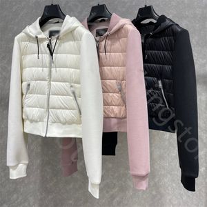 Vinterjacka mäckar designer puffer jacka kvinnor ner jacka stativ krage kort anka ner parka ytterkläder lapptäcke huva jacka kappjacka kvinnor jackor